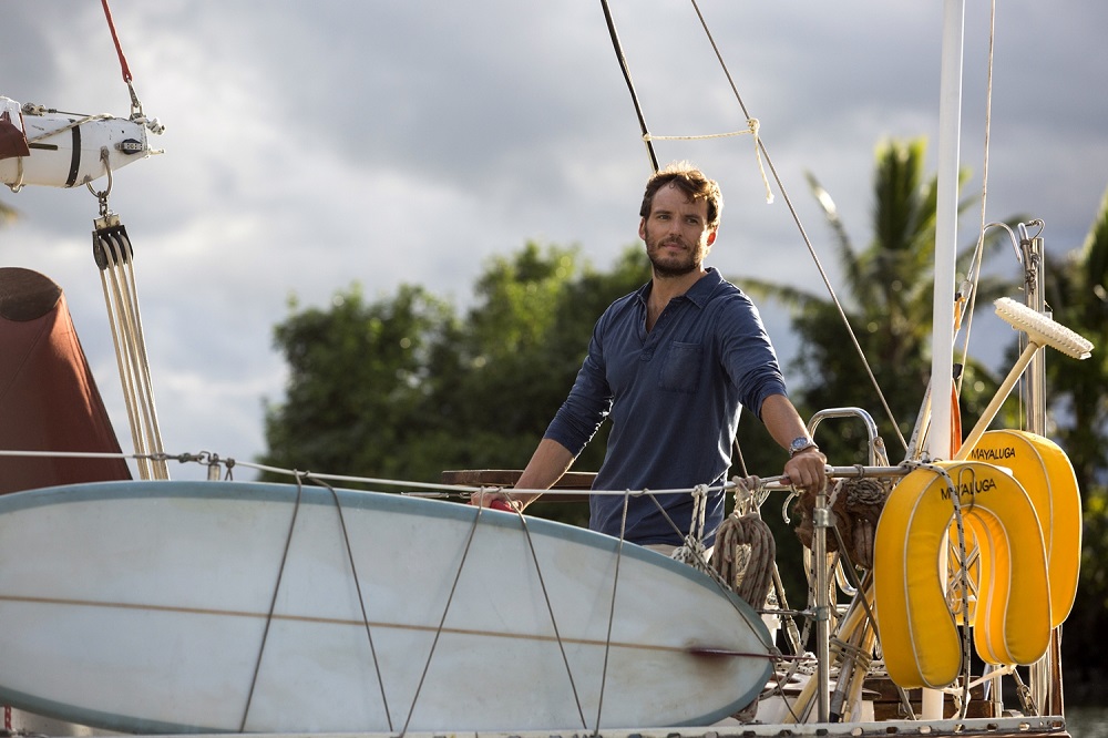 Sam Claflin stars in Adrift Courtesy of STXfilms