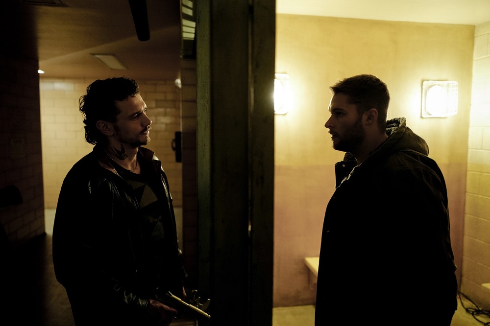 James Franco stars as “Taylor” and Jack Reynor as “Jimmy” in KIN. Photo Credit: Alan Markfield