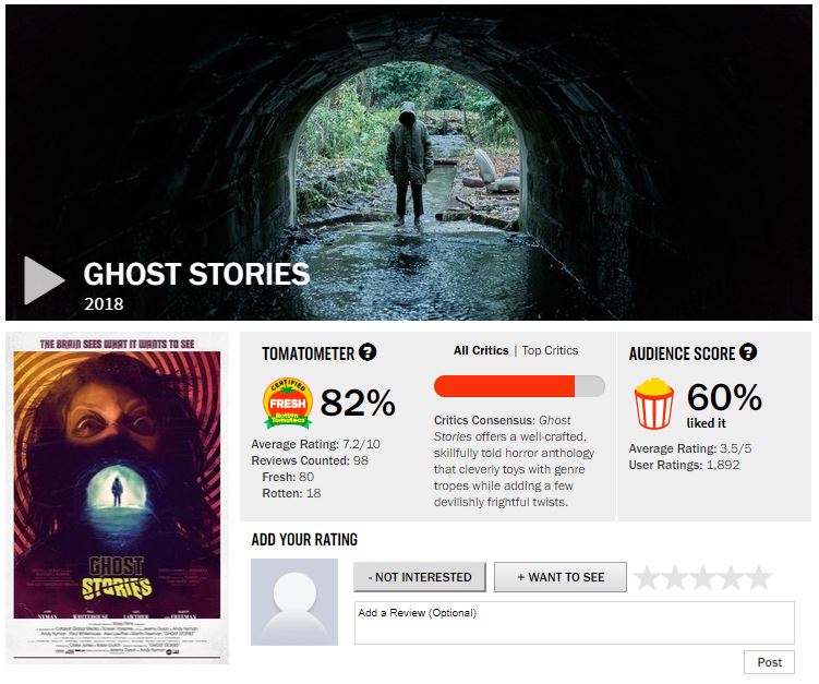 ท้า “พิสูจน์ผี” ผ่าน 3 เรื่องเล่าขนหัวลุก “Ghost Stories” น่ากลัวของจริงแห่งปี โกยคะแนนรีวิวท่วมท้น