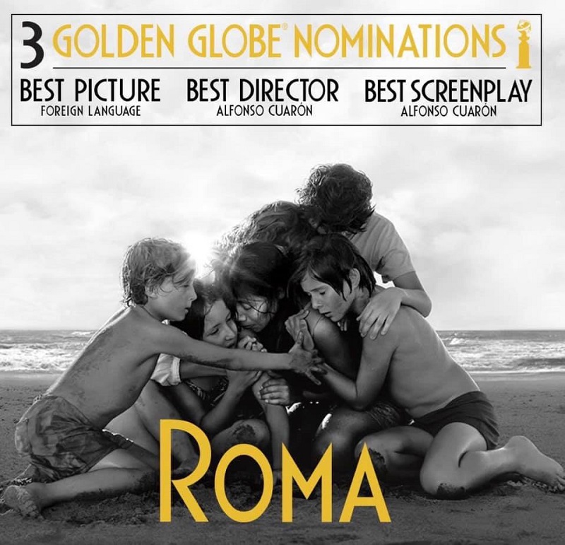 “Roma” เข้าชิง 3 รางวัล “ลูกโลกทองคำ” สื่อโซเชียลสงสัยกันทั้งโลก “ทำไมหนังเยี่ยมลูกโลกทองคำ ไม่มีชื่อ Roma”