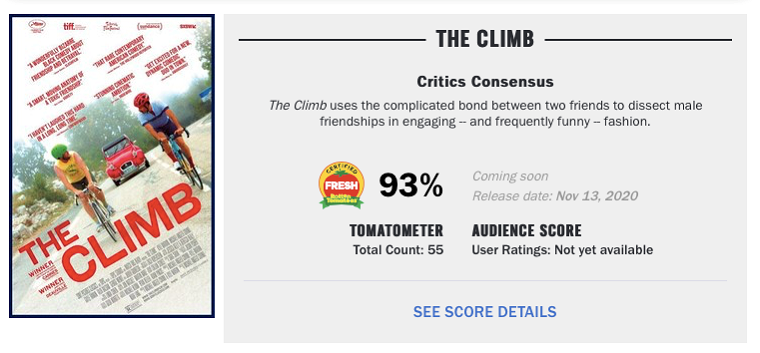 กวาด “ดาว” นักวิจารณ์ทั่วโลก! “The Climb” หนังตลกแห่งปี หัวเราะทั้งน้ำตา 3 ธันวาคมนี้ เฉพาะที่ “House สามย่าน”
